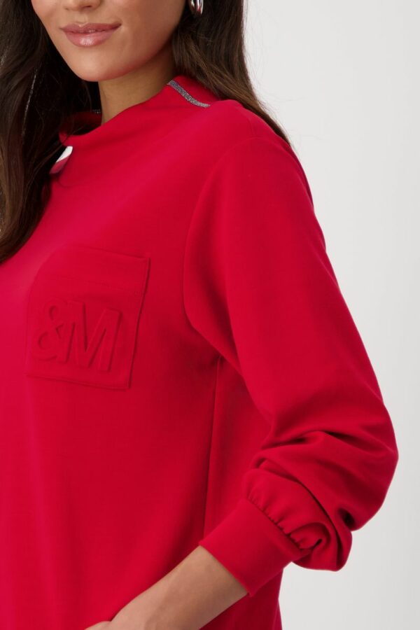 Sweatshirt - 316/deep red – Bild 4