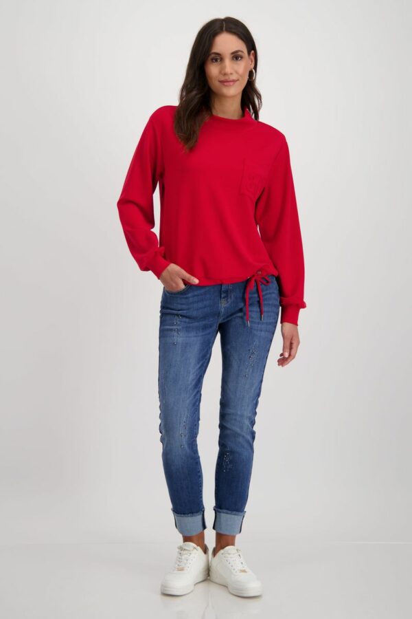 Sweatshirt - 316/deep red – Bild 5